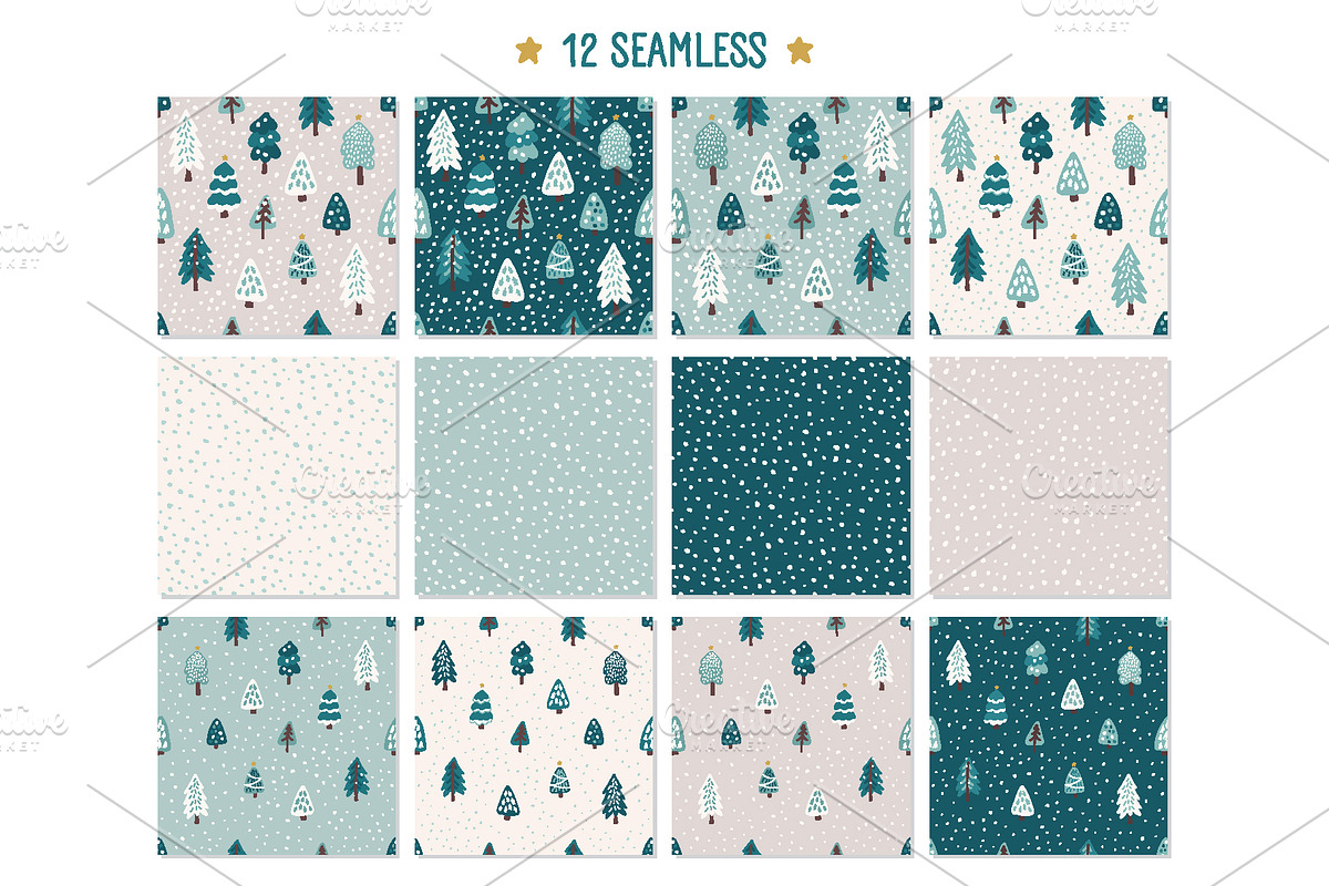 Scandinavian Christmas Mega Bundle, a Seasonal Illustration by C Design Studio (Photo 11 of 15)