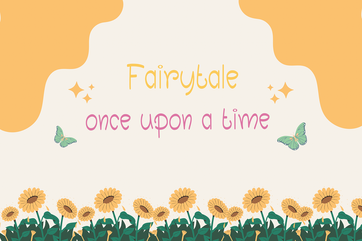 Fairytale Font, a Sans Serif Font by Cutie_Kate_Studio (Photo 3 of 13)