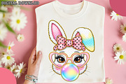 Faux Yarn Easter Bunny Coquette PNG, an Illustration by OK Design (Thumbnail 2 of 6)