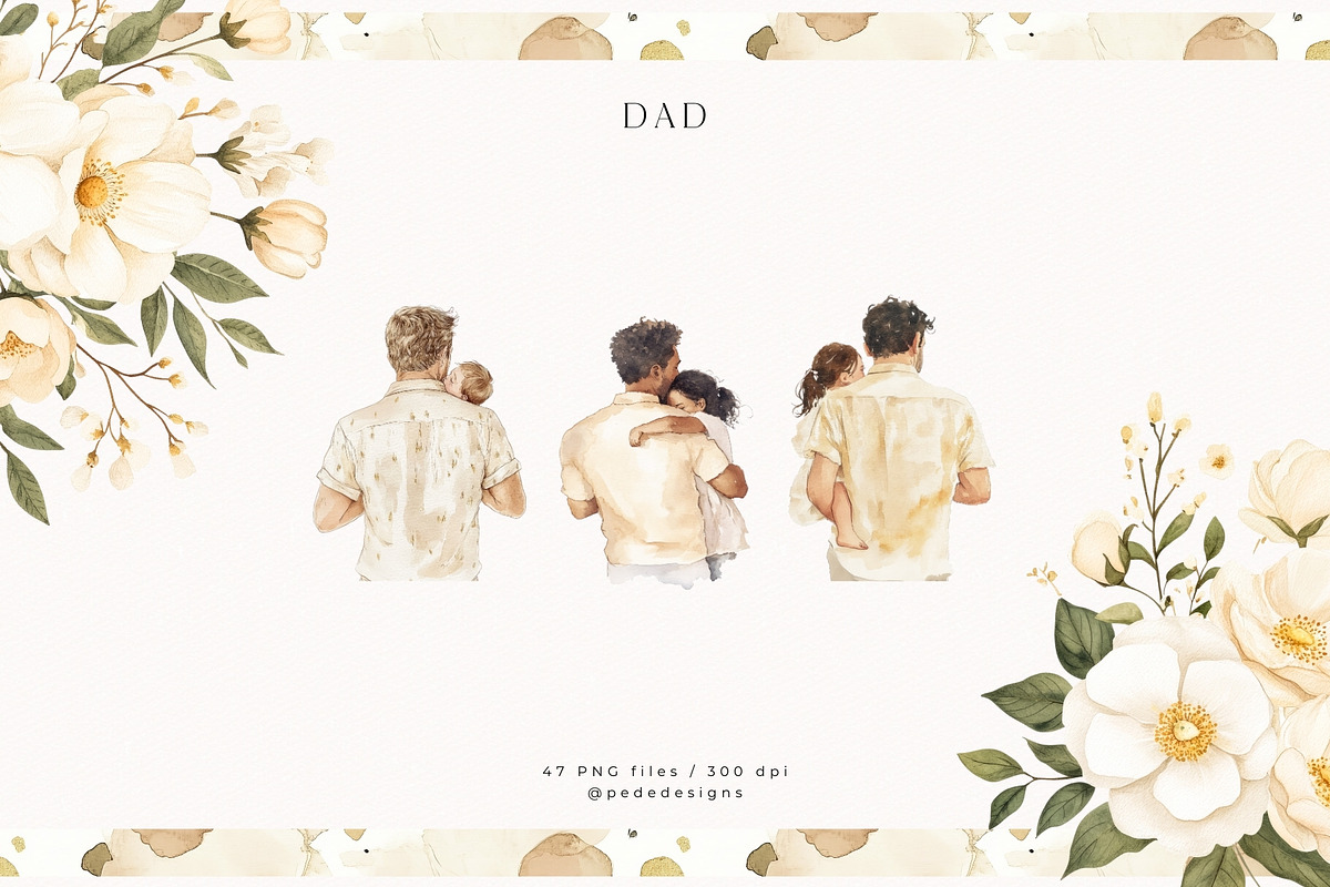Mom & Dad Collection, a Person Illustration by PeDe Designs (Photo 13 of 33)