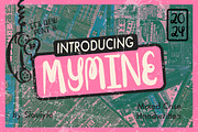 Mymine - Mixed Case Handwritten Font, a Handwritten Font by Sloulyfe (Thumbnail 1 of 9)