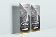 Roll Up Banner Mockup, a Business Card Template by kebunmockup (Thumbnail 5 of 5)