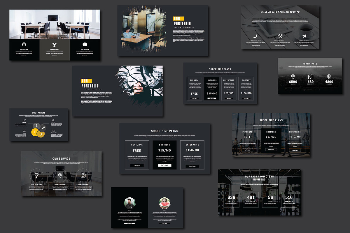 Anggora Powerpoint Templates, a Presentation Template by GridlineType
