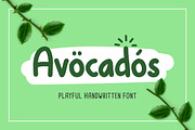 Avocados, a Script Font by Kang1993 (Thumbnail 1 of 8)