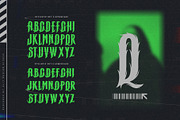 Metal Thorn Typeface, a Blackletter Font by alit design (Thumbnail 9 of 20)