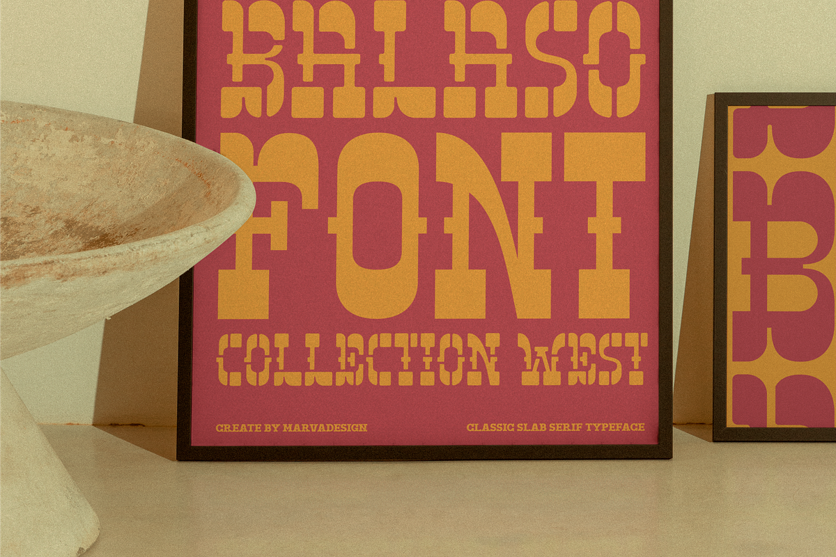 El Balaso - Serif Western Font, a Slab Serif Font by Marvadesign (Photo 4 of 10)