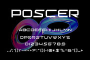 Poscer, a Sans Serif Font by Auliacreative (Thumbnail 3 of 4)
