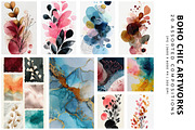 Boho Chic Artworks, a Decorative Illustration by Digital Art Creations (Thumbnail 2 of 6)