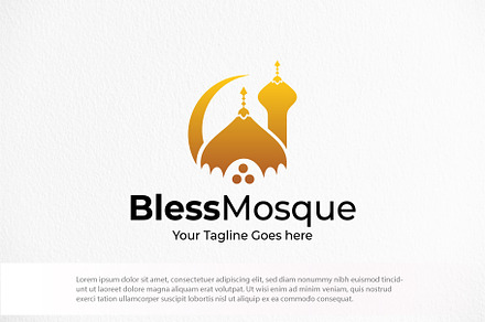 BlessMosque | Islamic/ Ramadhan Logo