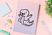 Dinosaurs Vol. 3 SVG Illustrations, an Animal Illustration by HalieKStudio (Thumbnail 8 of 9)