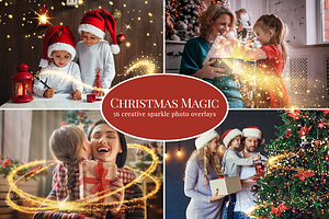 Christmas Magic photo overlays, a Layer Style Add-On by BrownLeopard
