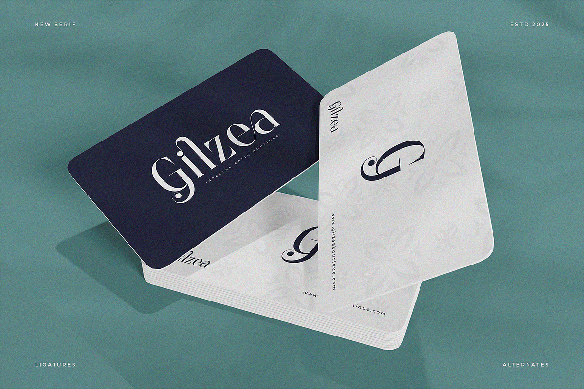 Quttle – Elegant Display Serif Font, a Serif Font by BrandSemut (Photo 2 of 10)