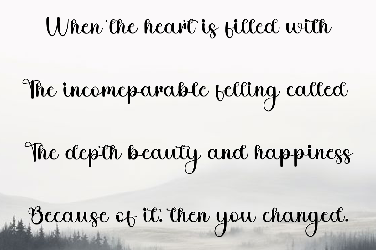 Brittany Charming, a Handwritten Font by FreshTypeINK (Photo 7 of 8)