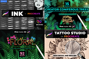 1460 brushes  BUNDLE, a Brush Add-On by Graphics Resources (Thumbnail 10 of 29)