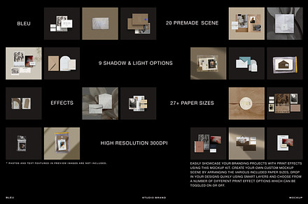 Emboss Deboss Branding Mockup II