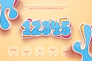 Super Sticker - Editable Text Effect