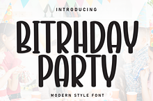 Birthday Party | Script Font