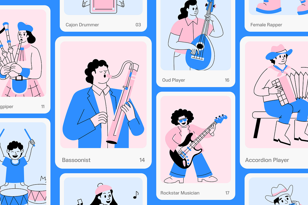 Musician Illustration Art, a Person Illustration by Vectors Market (Photo 6 of 9)