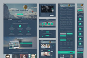 Katror | One Page Multi-purpose PSD, a Landing Page Template by Sreative (Thumbnail 3 of 4)