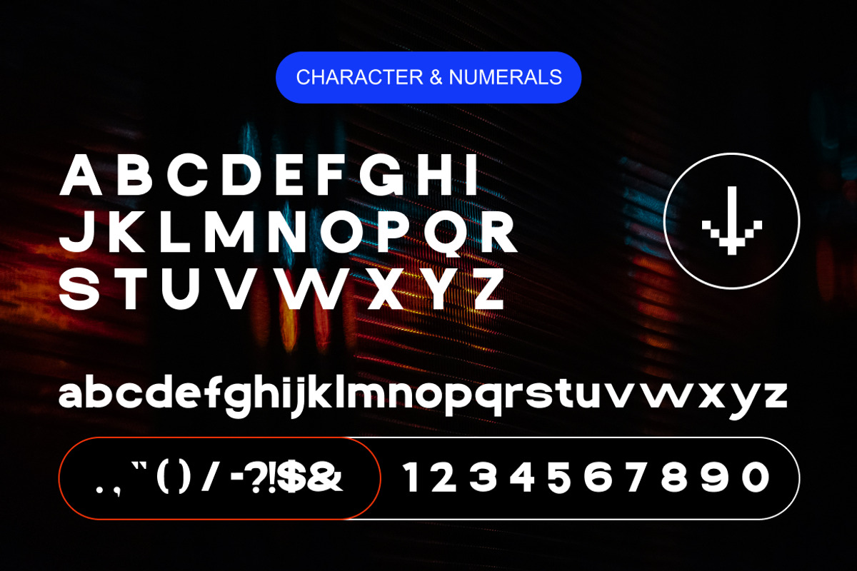 Moduline Heavy Bold Sans Serif Font, a Sans Serif Font by Vadovastd (Photo 2 of 8)