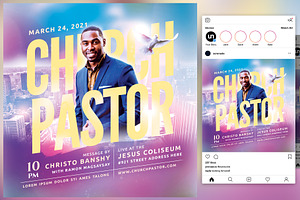 Church Pastor Flyer