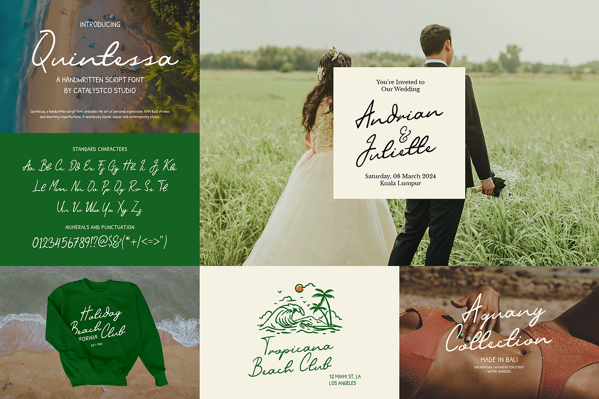 Modern Handwritten Typeface Font, a Handwritten Font by Catalystco Studio (Photo 5 of 11)