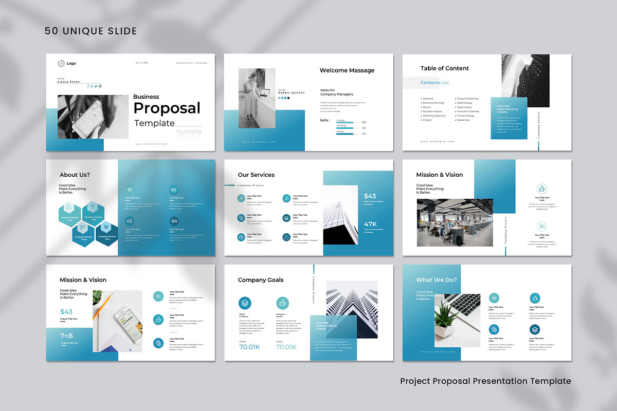 Business Proposal Presentation Templ, a Presentation Template by Slide-Agency (Photo 5 of 10)