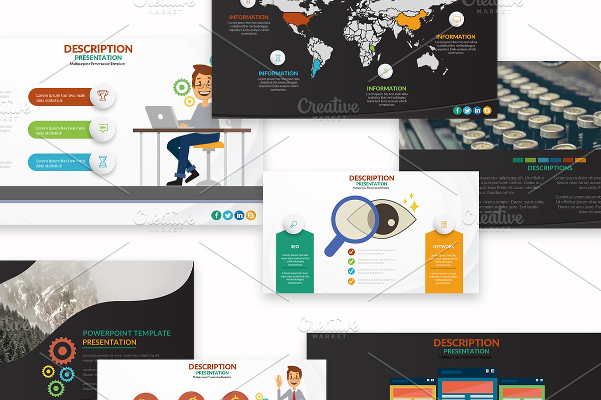 One-Day Powerpoint Presentation, a Presentation Template by Graphicgo