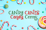 Swirly Twirly Gumdrops Font, a Serif Font by A Little Smidge (Thumbnail 6 of 6)