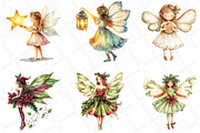 Fantasy Christmas Fairy Clipart, an Illustration by DreamPrint404 (Thumbnail 5 of 6)