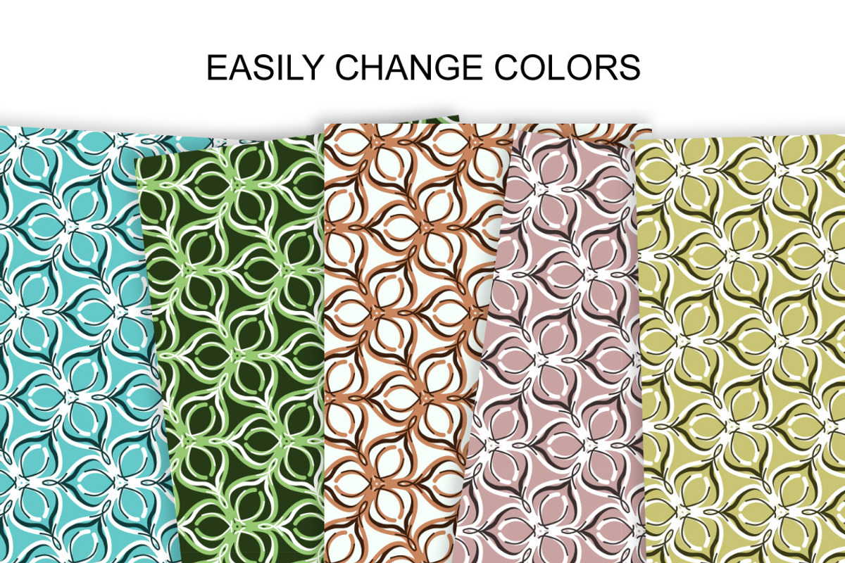 Pinwheels Seamless Vector Patterns, a Pattern Graphic by California ...