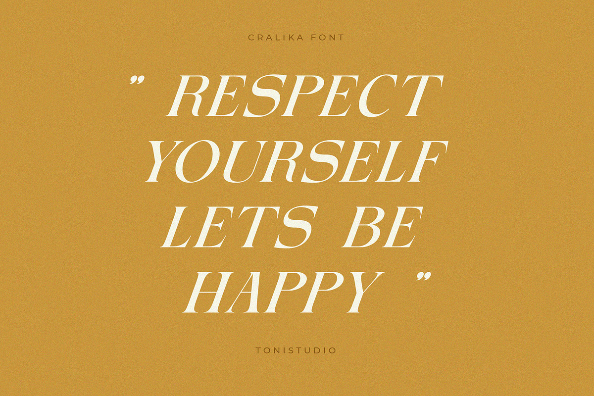 Cralika/Modern Ligature Serif, a Serif Font by ToniStudio (Photo 2 of 11)