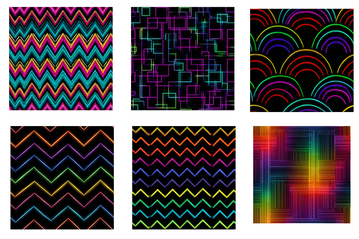 Bright Neon Digital Papers, a Pattern Graphic by CreationArt (Photo 6 of 6)