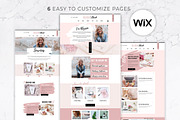 Wix Website Template | Blush & Black, a Wix Template by Thirty One Palms Studio (Thumbnail 2 of 6)