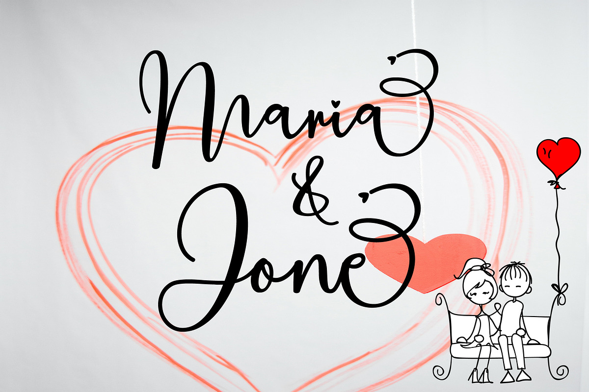 Heather Script, a Script Font by Raffa Creative (Photo 2 of 7)