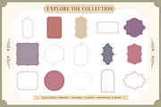 Poster Frame Stamps for Procreate, a Brush Add-On by HopeArtIllustration (Thumbnail 4 of 13)