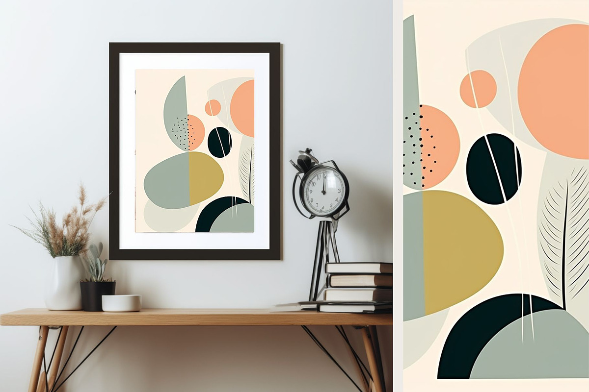 12 light green beige boho art print, a Decorative Illustration by ARTOZEN DIGITAL (Photo 7 of 13)