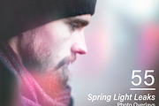 55 Spring Light Leaks Overlays, a Layer Style Add-On by Eldamar Studio (Thumbnail 1 of 2)