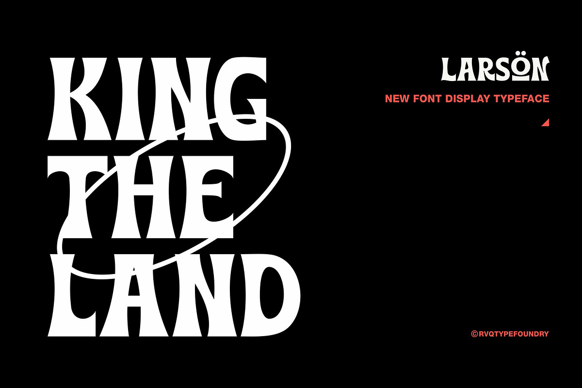 Larson display, a Serif Font by Rvq Type Foundry (Photo 4 of 4)