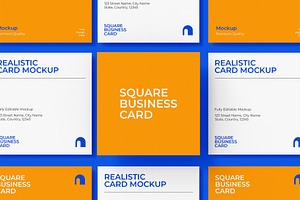 Business Card Mockup Presentation, an Advertising Mockup by graphypix