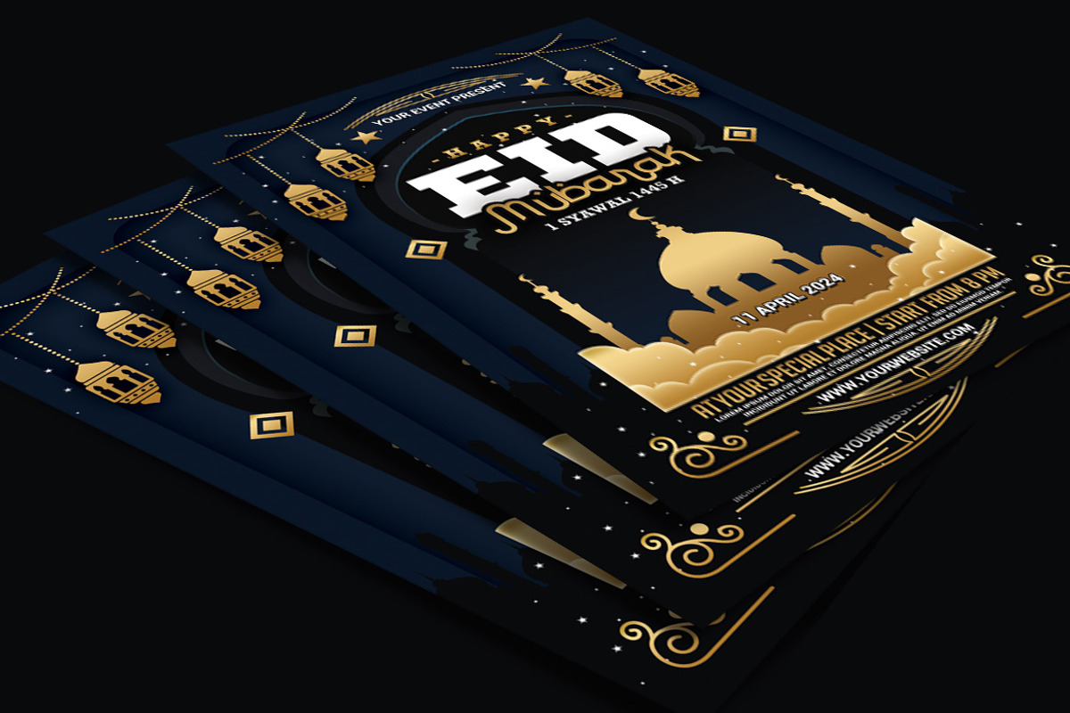 Eid Mubarak Flyer, a Flyer Template by Muhamad Iqbal hidayat (Photo 4 of 4)