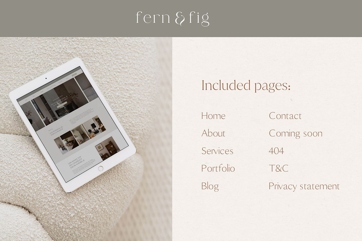 Interior Designer Showit template, a Websites & App Template by Wonderlik Webdesign (Photo 5 of 8)