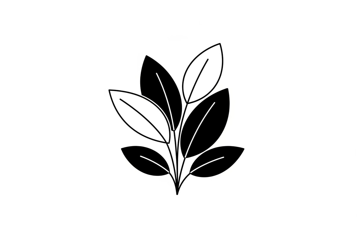 Minimal Botanical Leaf Silhouette Bu, an Illustration by Creativeshirt (Photo 32 of 51)
