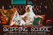 Sale Skipping School Font, a Sans Serif Font by Jodi Van der Kruik (Thumbnail 1 of 7)