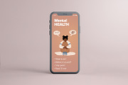 Mental Health african woman, a Healthcare Illustration by KeronnArt (Thumbnail 8 of 8)