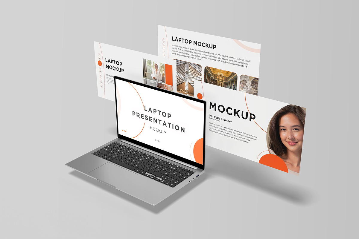 Laptop Presentation Mockup, a Mac Mockup by Graphic Deal (Photo 5 of 12)