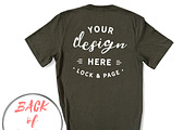 Back Of T-Shirt BC3001 Mockup Bundle, a Shirt Mockup by lock and page (Thumbnail 30 of 88)