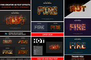 Editable Fire Text Effects, a Layer Style Add-On by MRI STUDIO (Thumbnail 1 of 11)