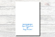 Happy Holidays Festive Pattern Card, an Invitation Template by BF Studios (Thumbnail 3 of 4)