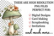 Whimsical Summer Mushroom Clipart, an Illustration by Daily.Designs (Thumbnail 2 of 7)